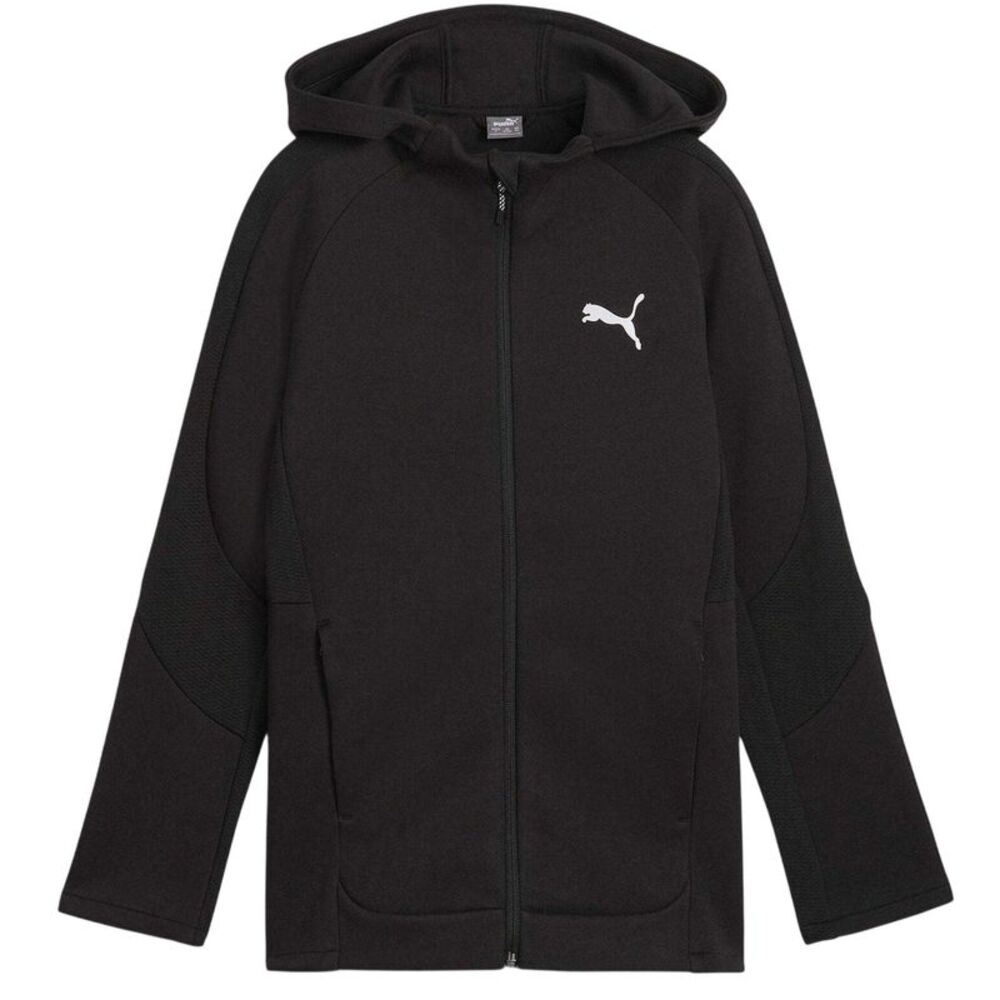 Puma Childrens/Kids Evostripe Full Zip Hoodie / Puma Black